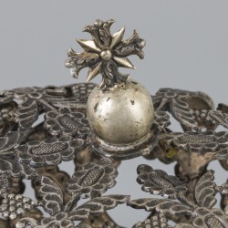 Heilige kroon (Gent, H. van Coillie 19e eeuw) zilver.