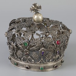 Heilige kroon (Gent, H. van Coillie 19e eeuw) zilver.