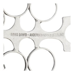 Sterling zilveren 'Dangles' hanger door Noorse designer David Andersen.