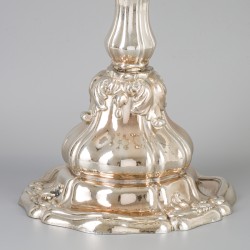 Candelabra / pronkkandelaar (Bremen / Hemelingen, Duitsland, M.H. Wilkens & Söhne 20e eeuw) zilver.