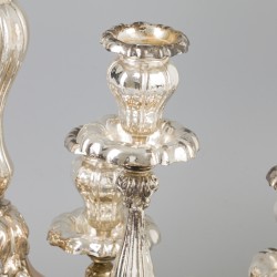 Candelabra / pronkkandelaar (Bremen / Hemelingen, Duitsland, M.H. Wilkens & Söhne 20e eeuw) zilver.