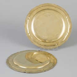 2-delige set schaaltjes Tiffany & Co. zilver.