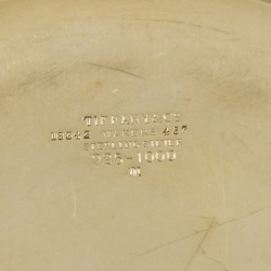 2-delige set schaaltjes Tiffany & Co. verguld zilver.