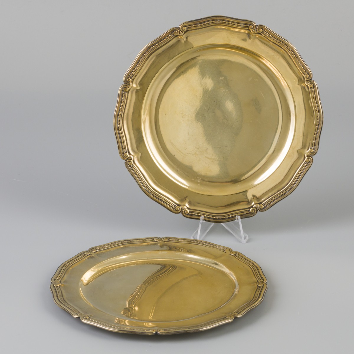 2-delige set schaaltjes Tiffany & Co. verguld zilver.