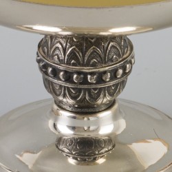 Zoutkelder zilver.