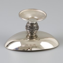 Zoutkelder zilver.