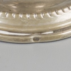 (2) delig lot prijsbokalen zilver.
