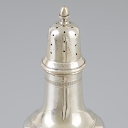 Strooibus zilver.
