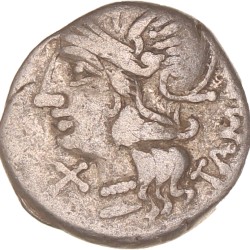 Roman republic. M. Baebius Q.f. Tampilus. Denarius. N.D. (137 BC).