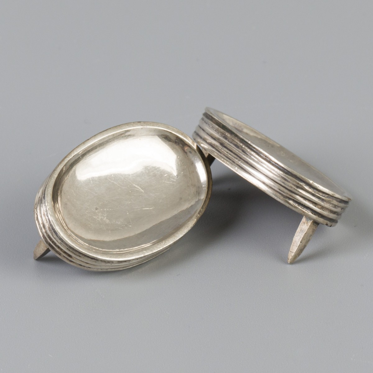 2-delige set kaasduimen zilver.