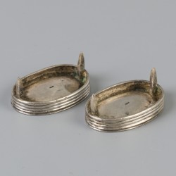 2-delige set kaasduimen zilver.