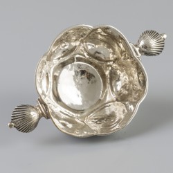Miniatuur brandewijnkom (18e-eeuws) zilver.