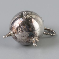 Miniatuur Schenkkan (Amsterdam, Johannes A. van Geffen 1766-1798) zilver.