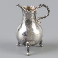 Miniatuur Schenkkan (Amsterdam, Johannes A. van Geffen 1766-1798) zilver.