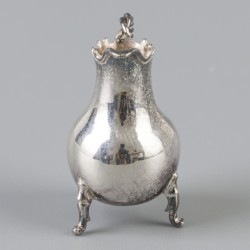 Miniatuur Schenkkan (Amsterdam, Johannes A. van Geffen 1766-1798) zilver.