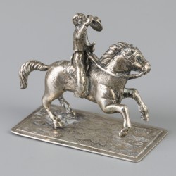 2-delig lot miniaturen zilver.