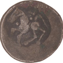 Lower Danube. Eastern Celts. Uncertain tribe. 'Sattelkopf' Tetradrachm. N.D.