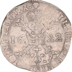 Patagon. Brabant. Brussel. Filips IV. 1622. Zeer Fraai +.