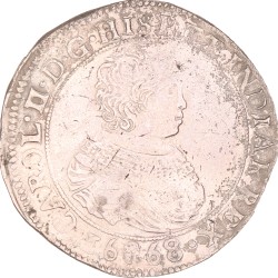 Dukaton. Brabant. Brussel. Karel II. 1668. Fraai / Zeer Fraai.