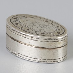 Vinaigrette-doosje (Birmingham, Verenigd Koninkrijk, Samuel Pemberton 1799) zilver.