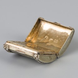 Vinaigrette-doosje (Birmingham, Verenigd Koninkrijk, John Taylor 1818) zilver.