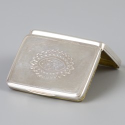 Vinaigrette-doosje (Birmingham, Verenigd Koninkrijk, Matthew Linwood 1807) zilver.