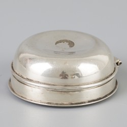 Zalfdoosje (Birmingham, Thomas Thomason & Co 1892) zilver.