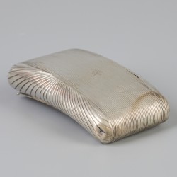 Snuifdoosje (Schoonhoven, Frederik van Baaren 1856) zilver.