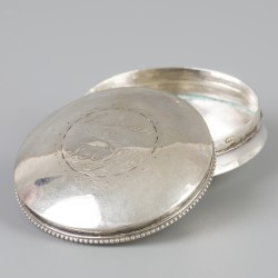 Pepermuntdoosje (Amsterdam, Cornelis van Hoek 1809) zilver.