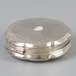 Pepermuntdoosje (Schoonhoven, Cornelis Rietveld 1869) zilver.