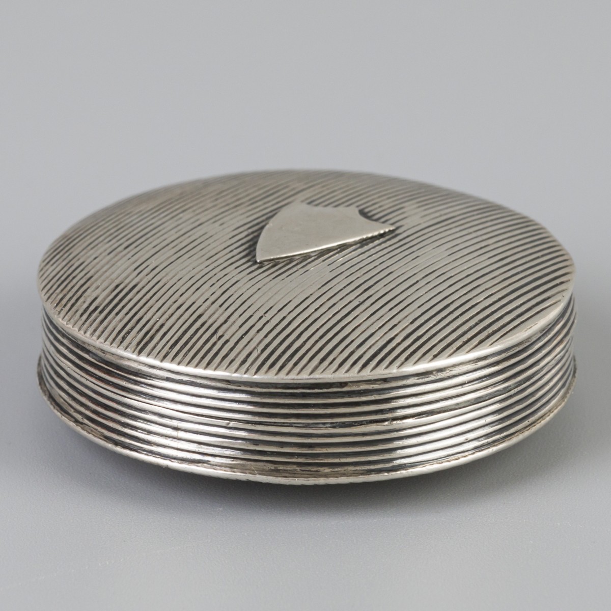 Pepermuntdoosje (Schoonhoven, Pieter Kuijlenburg 1829) zilver.