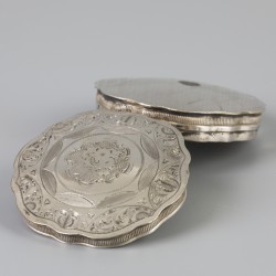 Pepermuntdoosje (Schoonhoven, Jacob Kooiman 1861) zilver.