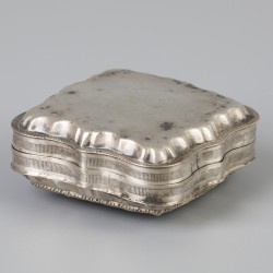 Pepermuntdoosje (Schoonhoven, Simon Gaillard Jacz. 1862) zilver.