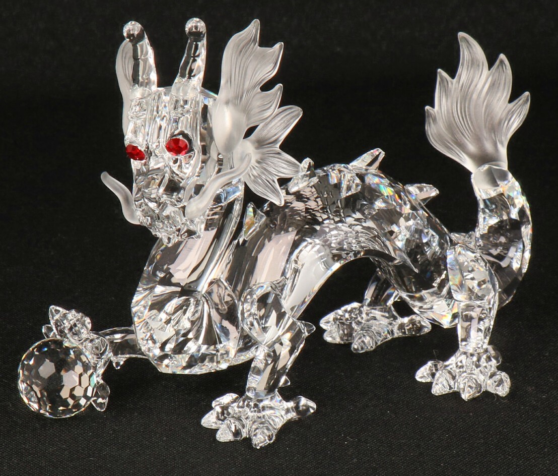 Swarovski Jaarlijks item 1997 "Fabelachtig Dierenrijk" De Draak