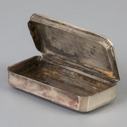 Snuifdoosje zilver.