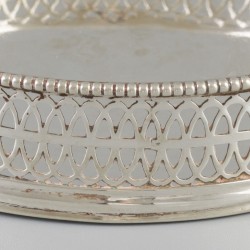 Flessenbak zilver.
