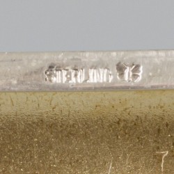 Sigarettenetui zilver.