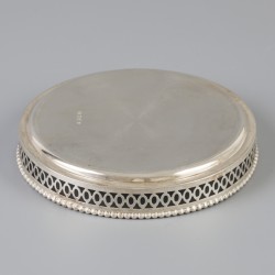 Flessenbak zilver.