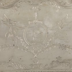 Tabaksdoos (Schoonhoven, Nederland, Jan van den Berg sr. 1768-1811) zilver.