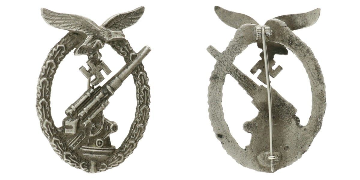 Germany. Third Reich. 1941. Anti-Aircraft Flak Battle Badge.