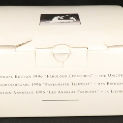 Swarovski Jaarlijks item 1996 "Fabelachtig Dierenrijk" de Eenhoorn