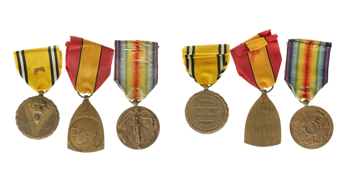 No reserve - Belgium. 1914 - 1918 and 1940 - 1945. Lot (3) Commemorative medals.