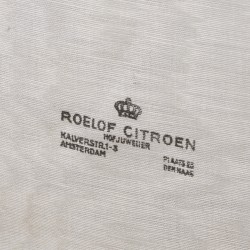 24-delige set lepels & vorken "Haags lofje" zilver.