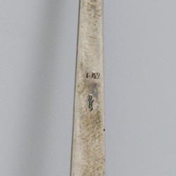 12-delige set gebaksvorkjes zilver.