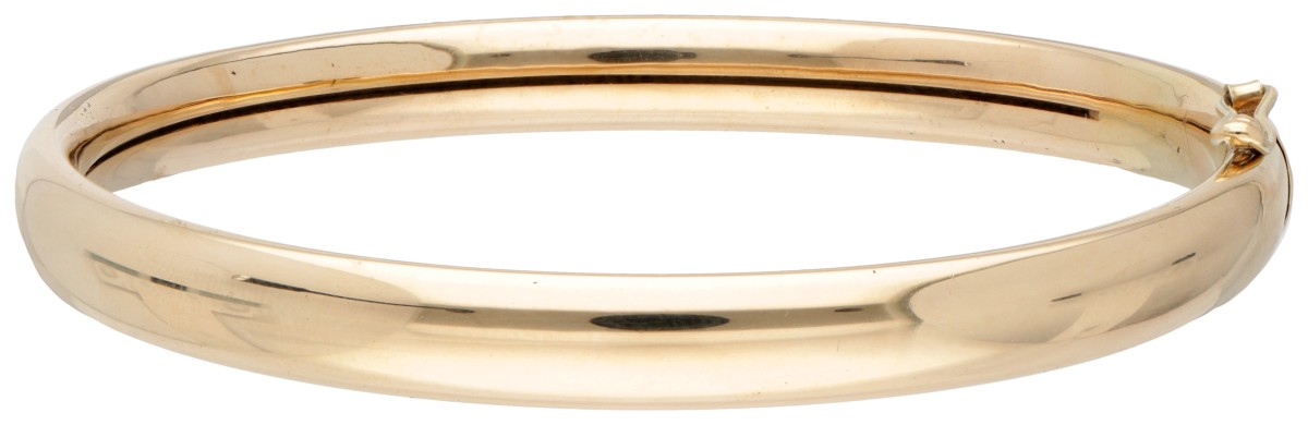 14 kt. Geelgouden bangle armband.