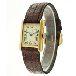 Cartier Tank Vermeil 5057001 - Dames polshorloge - ca. 1990.