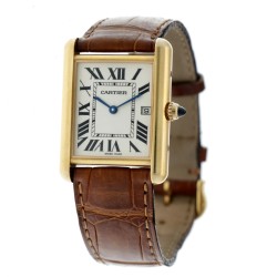 Cartier Tank Louis 2441 - 18 karaat goud - Heren polshorloge - ca. 2005.