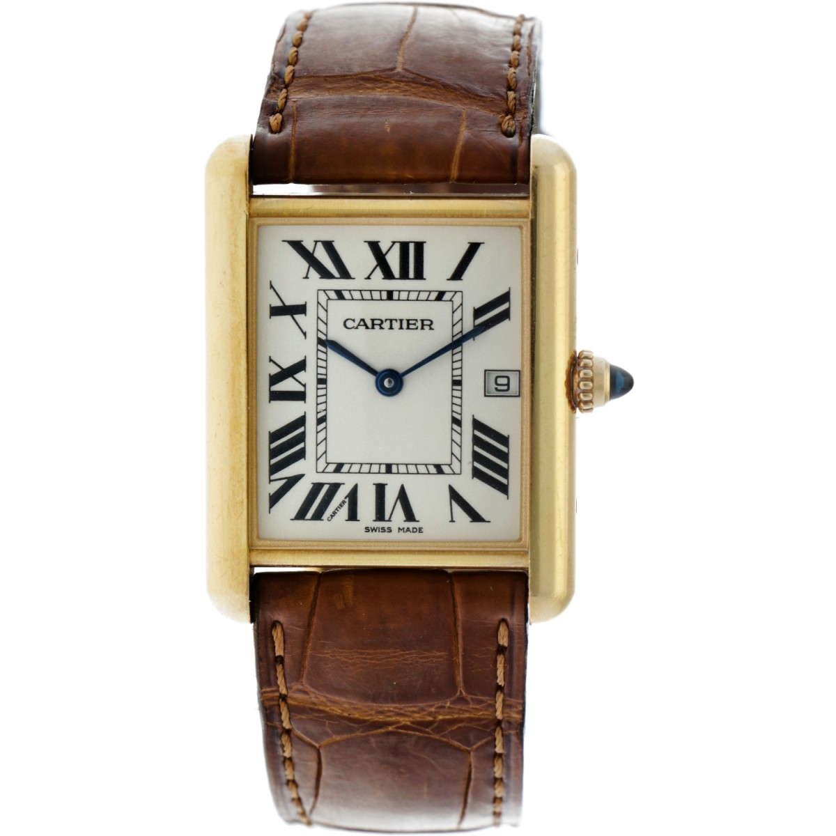 Cartier Tank Louis 2441 - 18 karaat goud - Heren polshorloge - ca. 2005.