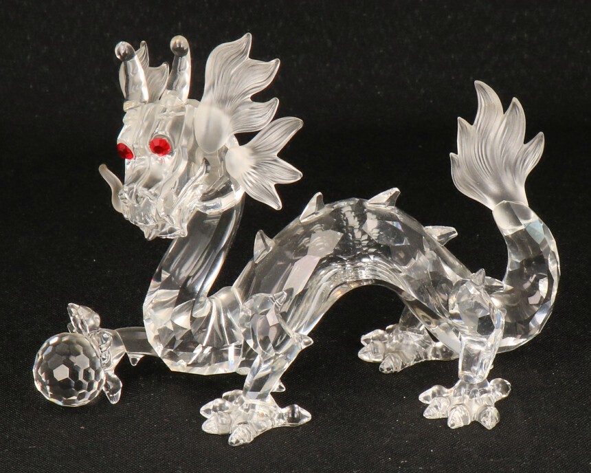 Swarovski Jaarlijks item 1997 "Fabelachtig dierenrijk" De Draak