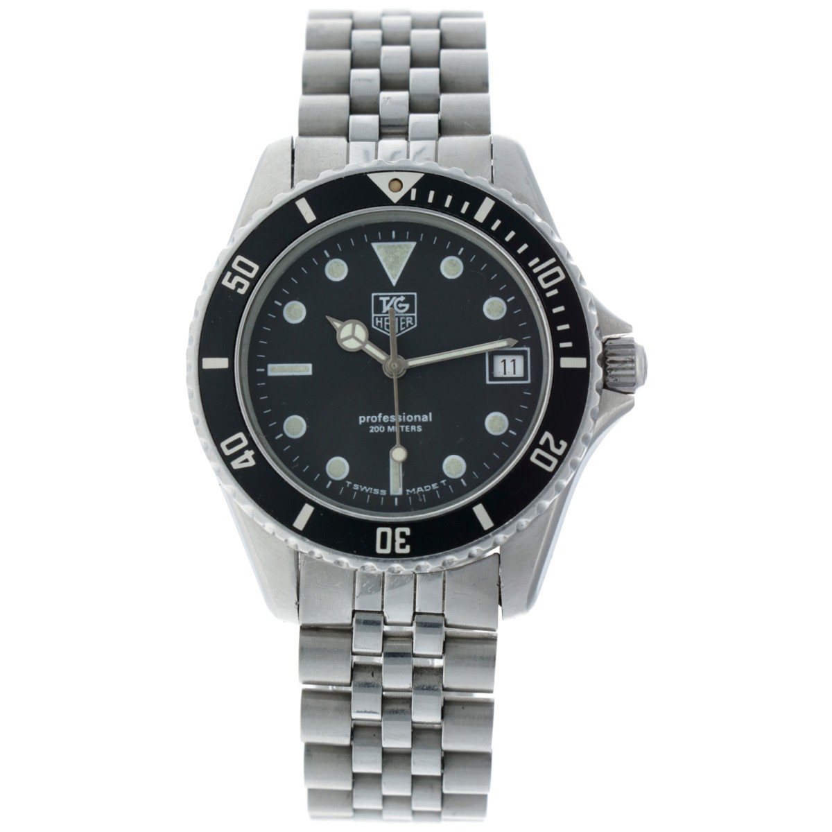 No Reserve - TAG Heuer Professional 200 980.013 - Heren polshorloge - ca. 1985.